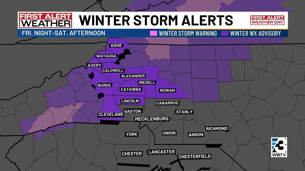 Winter Weather Advisory Issued for Watauga County Icy Conditions Expected