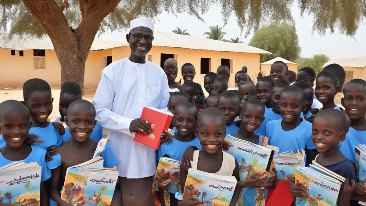 Der Kontakt eines Deutschlehrers verwandelt ein gambisches Dorf, indem er ihm Gesundheit und Sauberkeit bringt