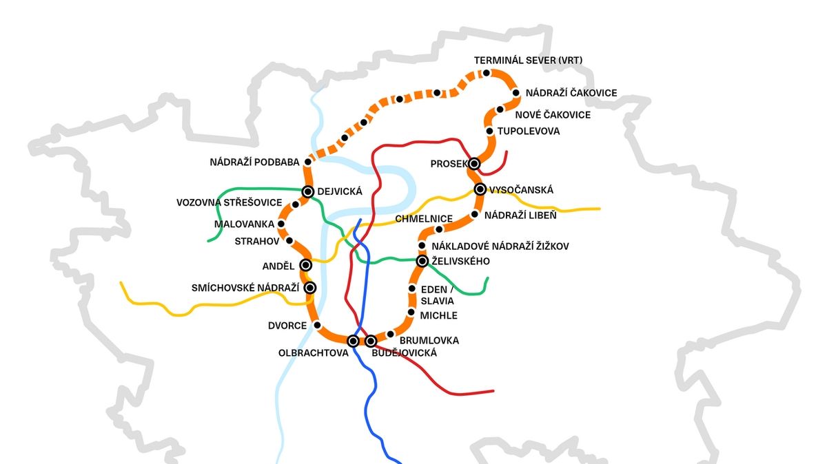 Prague's New Metro Maps: Minimalist Design for a Simplified Public ...