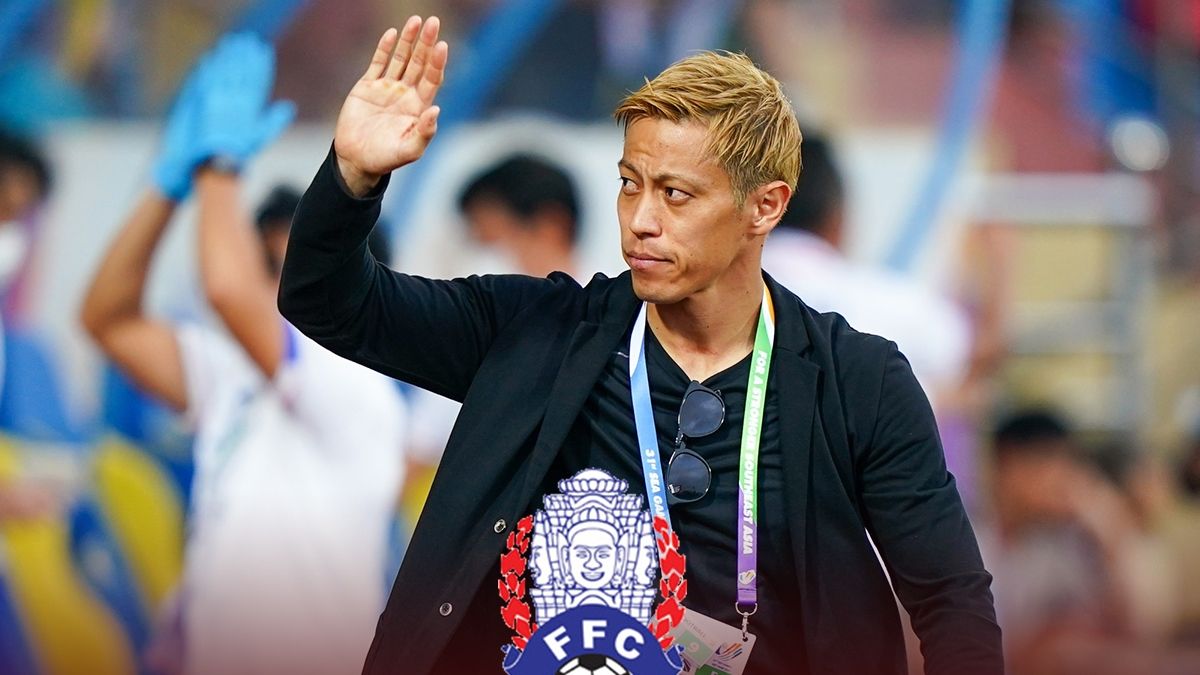 Keisuke Honda ធ្វើ​ឱ្យ​មាន​ចំណង់​ចំណូល​ចិត្ត​កីឡា​បាល់ទាត់​ក្នុង​ប្រទេស​កម្ពុជា មក​លេង​ជា​អតីត​គ្រូ​បង្វឹក​ជម្រើស​ជាតិ