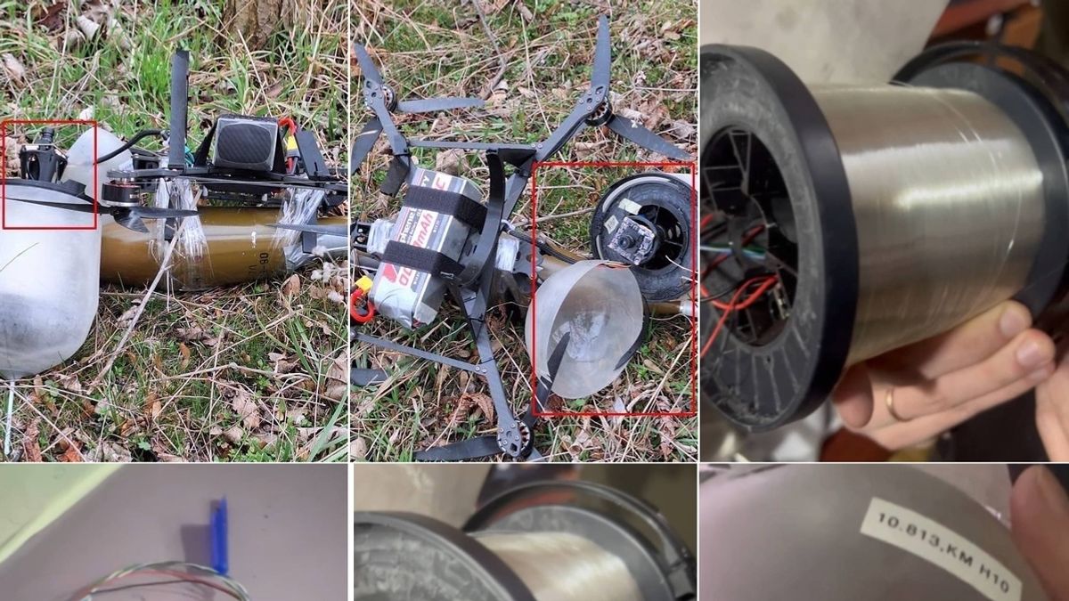 Russian FPV Drone with Fiber Optic Control: A Game Changer in Warfare ...