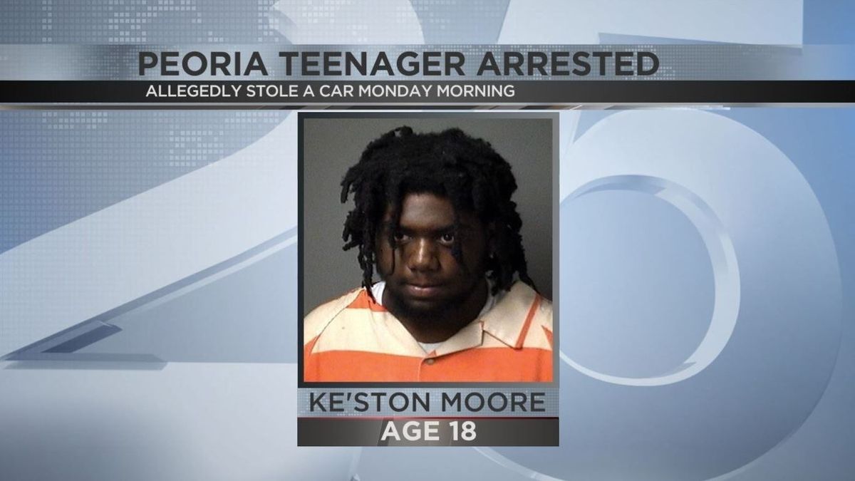 Peoria Teen Arrested in Stolen Car Incident, Police Utilize Drone and