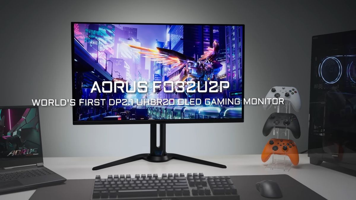 Gigabyte Unveils AORUS FO32U2P: 4K, 240Hz QD-OLED Monitor at MWC 2024 ...