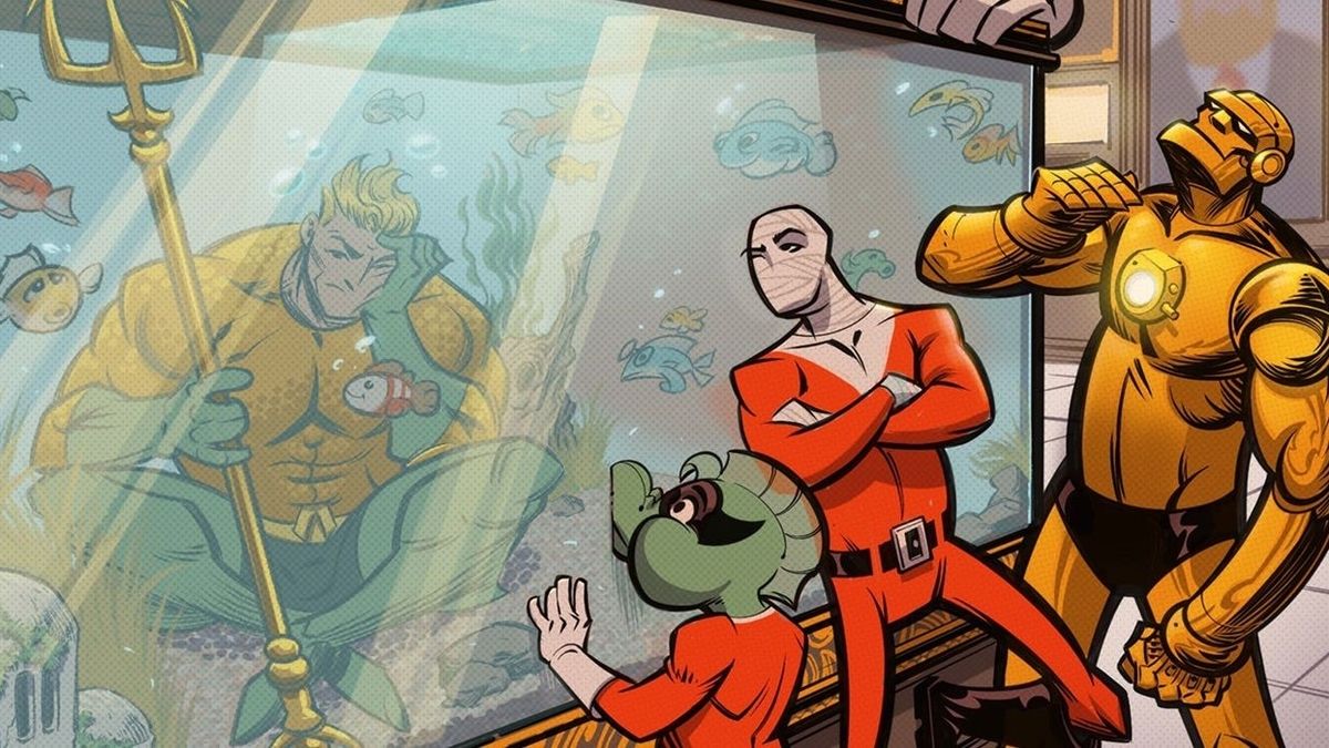 Tribute to Ramona Fradon: Aquaman, Metamorpho Unite in Fan-Inspired Art