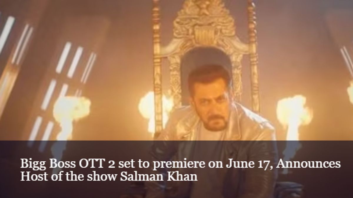 Bigg Boss OTT 2 Set To Premiere On June 17, Announces Host Of The Show ...