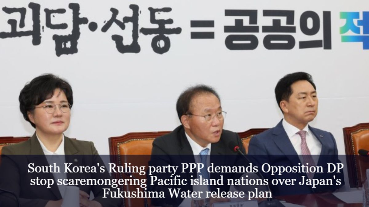 South Korea's Ruling Party PPP Demands Opposition DP Stop ...