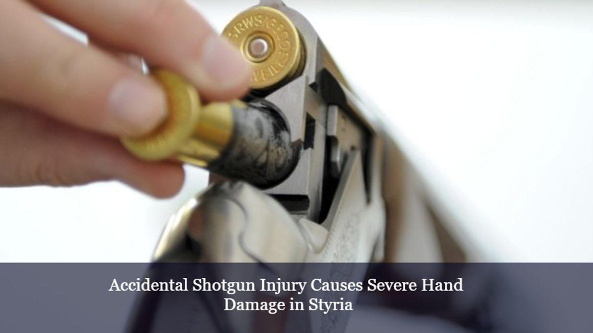 Accidental Shotgun Injury Causes Severe Hand Damage in Styria