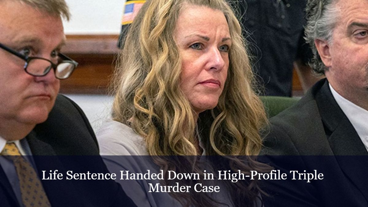 Life Sentence Handed Down In High Profile Triple Murder Case