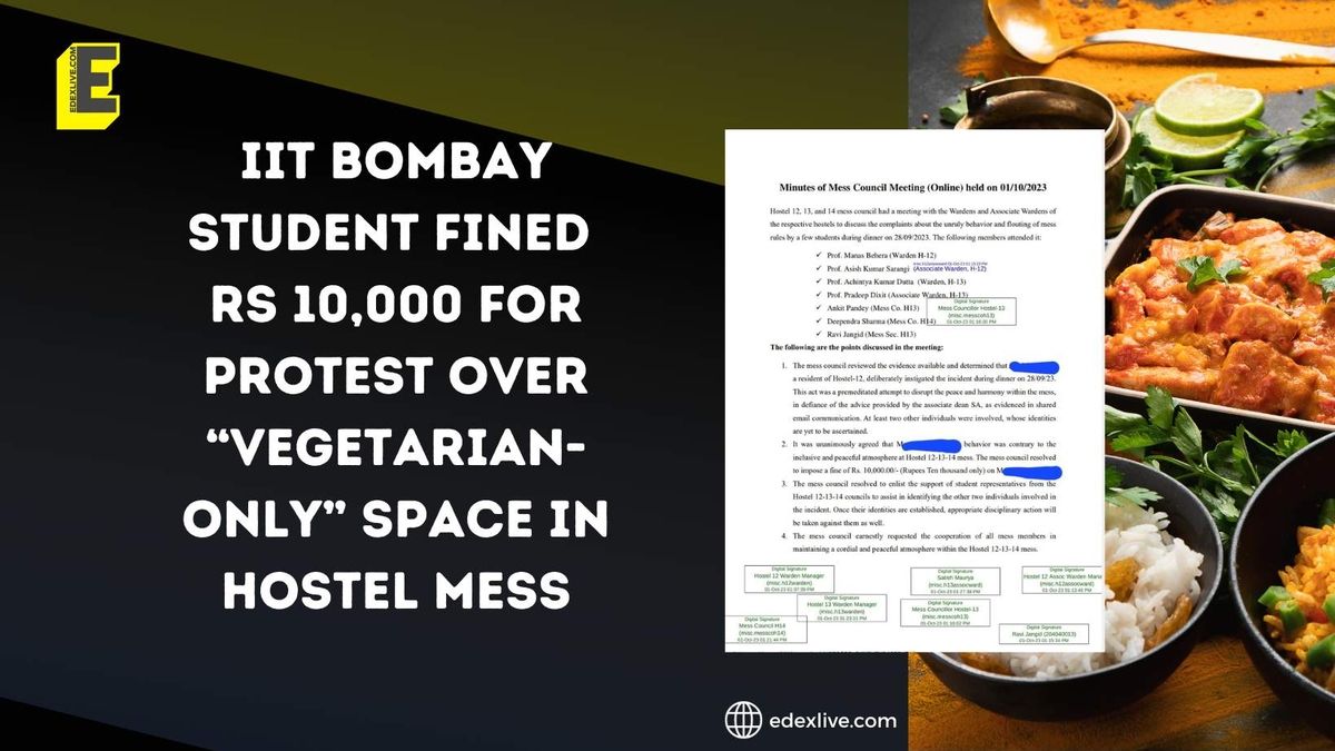 IIT Bombay Accused Of Imposing Heavy Fine On Students Protesting ...