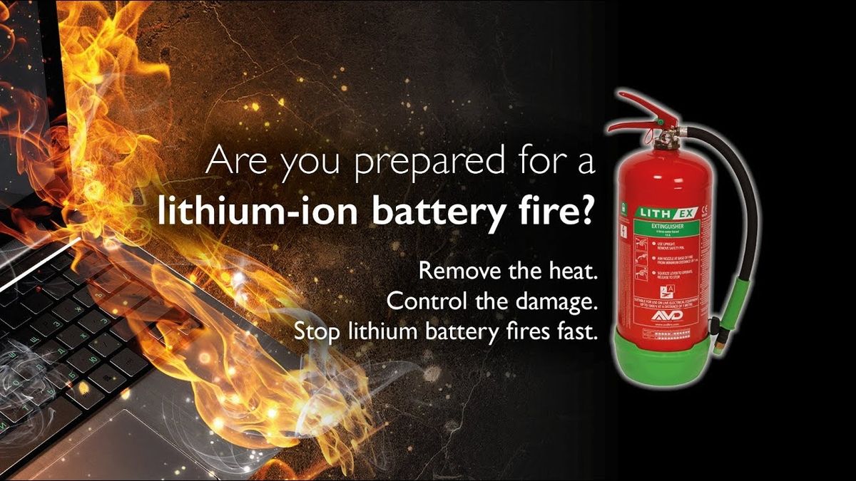 South Africa Introduces Fire Extinguishers For Lithium Ion Battery Fires A Stride In Fire Safety 