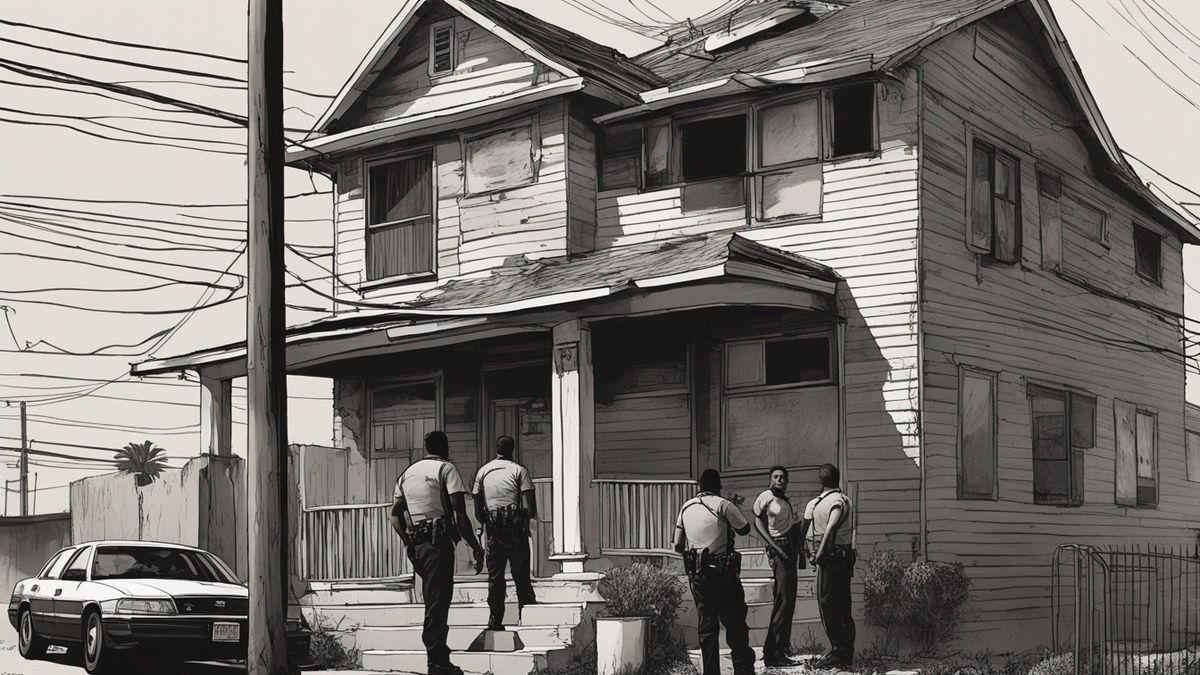 Armed Standoff in Compton Domestic Violence Suspect Barricades Inside Home
