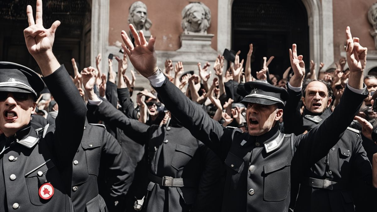 Fascist Salutes Outside Former MSI Headquarters Spark Outrage in Italy