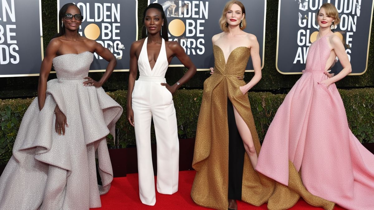 Fashion at on sale golden globes 2019