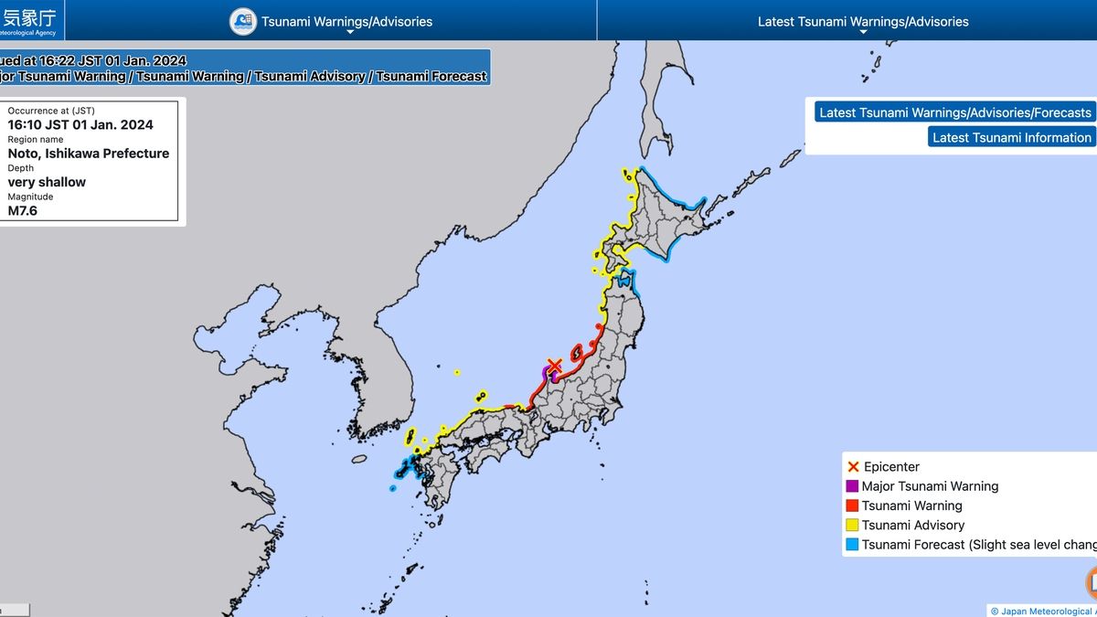 Japan Braces for Aftershocks Following Powerful Earthquake