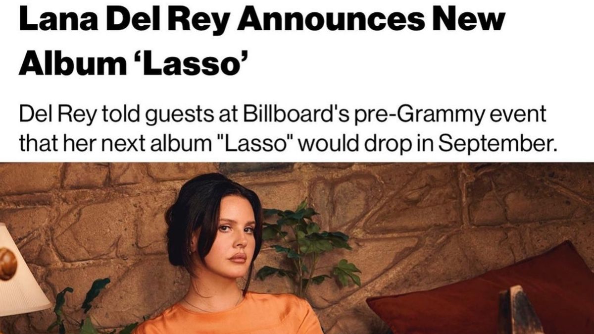 Lana Del Rey Announces New Album 'Lasso