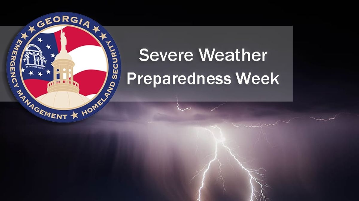 Georgia's Severe Weather Preparedness Week: An Emphasis on Family Readiness