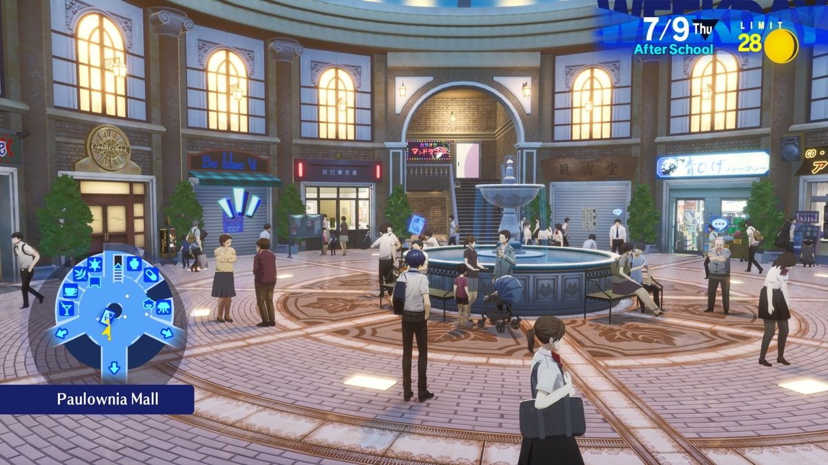 Exploring the Enhanced Paulownia Mall in Persona 3 Reload