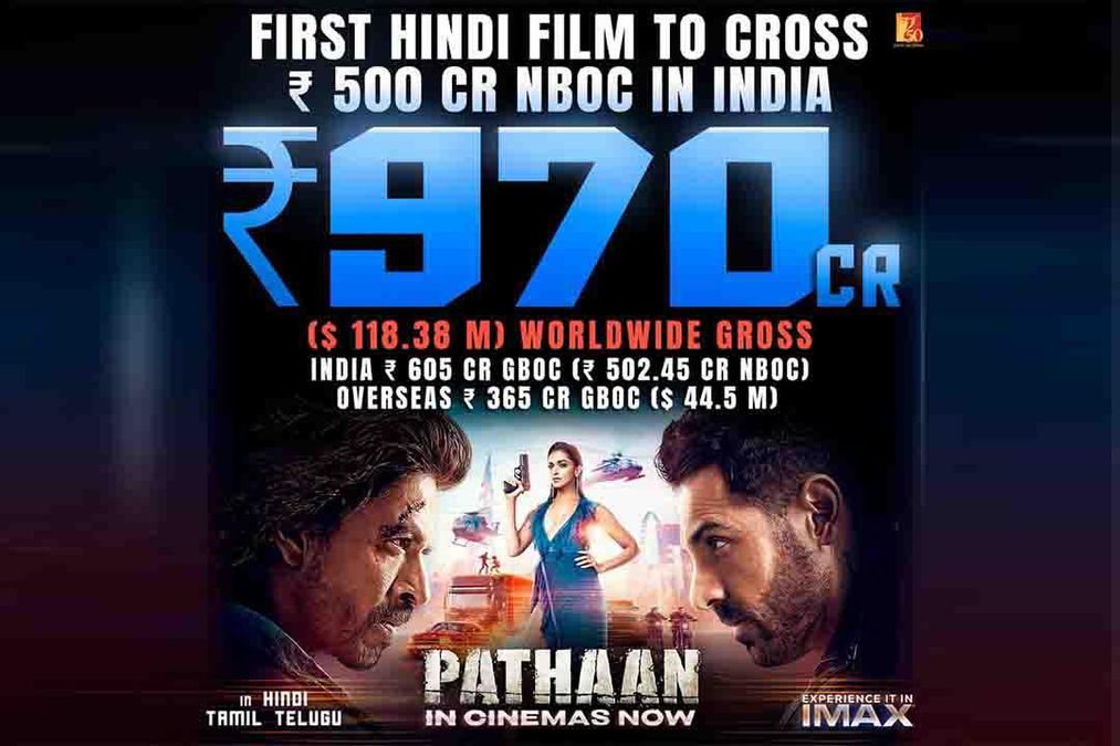 All Time Blockbuster Pathaan Is Rock Steady At The Box Office With Crore Gross Worldwide