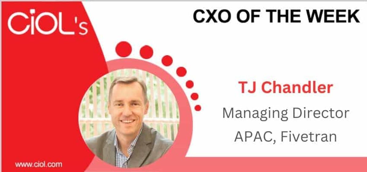 CXO of the week: TJ Chandler, Managing Director, APAC, Fivetran