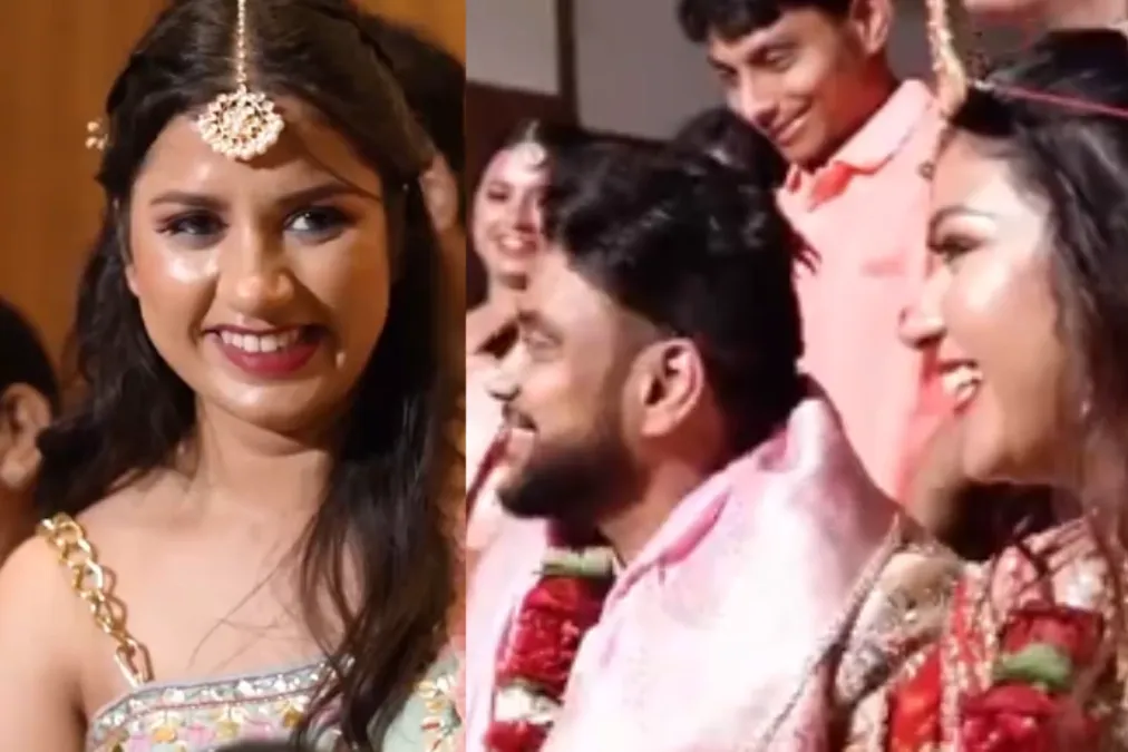 Viral Video The groom asked for a kiss from his sisterinlaw in front