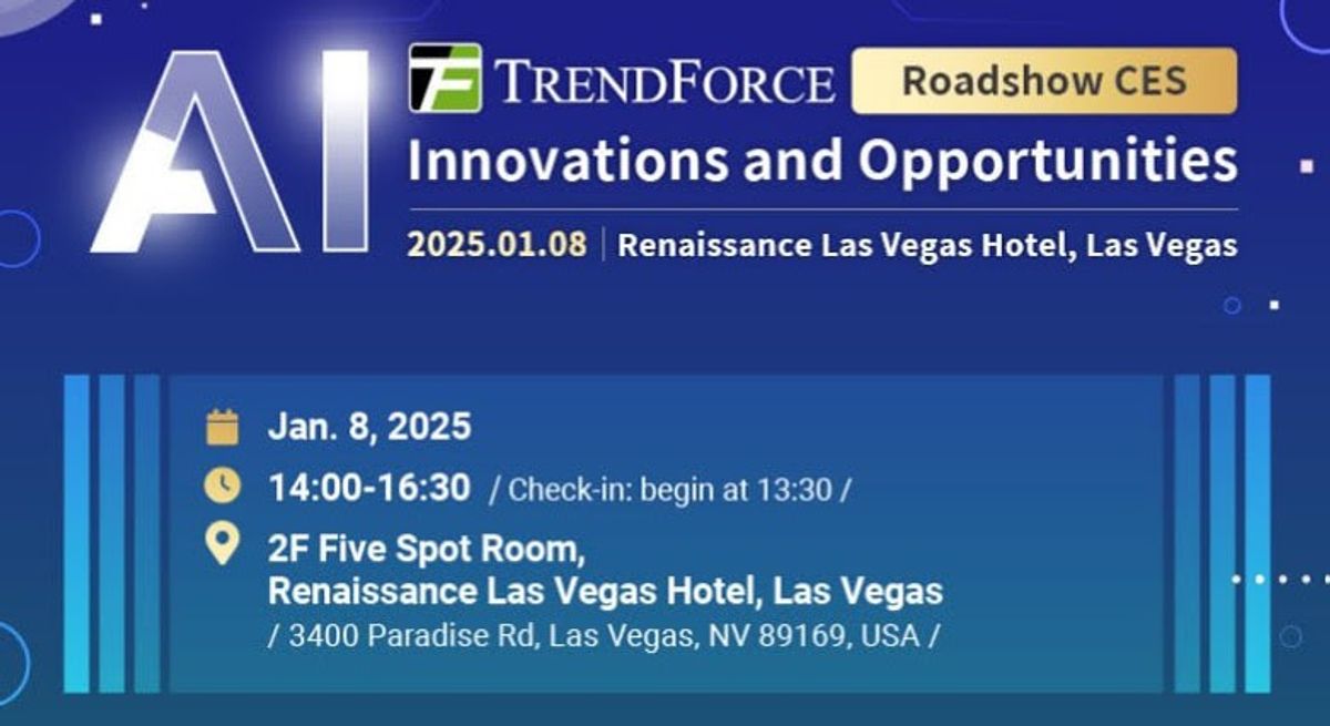TrendForce roadshow at CES 2025 AI innovations and opportunities