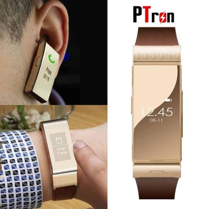 Ptron xoto 7 bluetooth smartwatch with earphone best sale