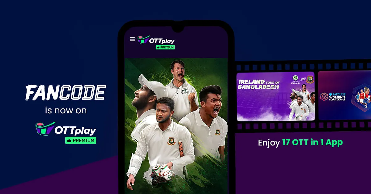 OTTplay Premium onboards Fancode to bring sports to its users