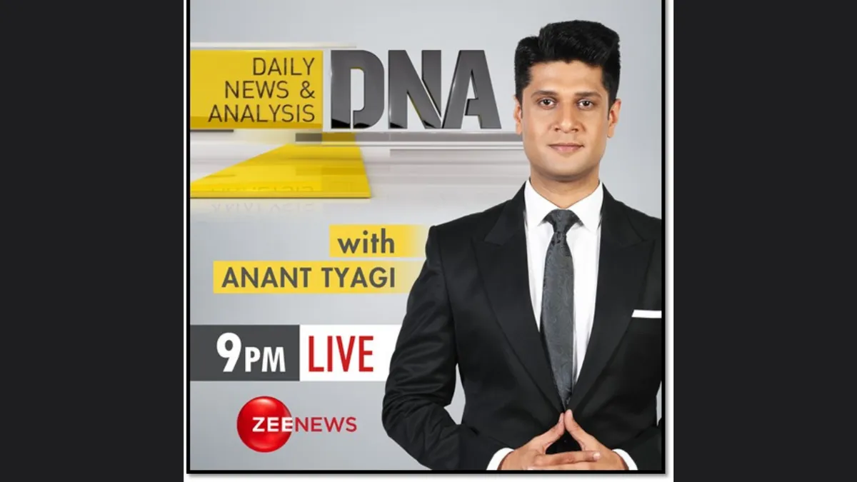 Zee News appoints Anant Tyagi as its DNA show s anchor