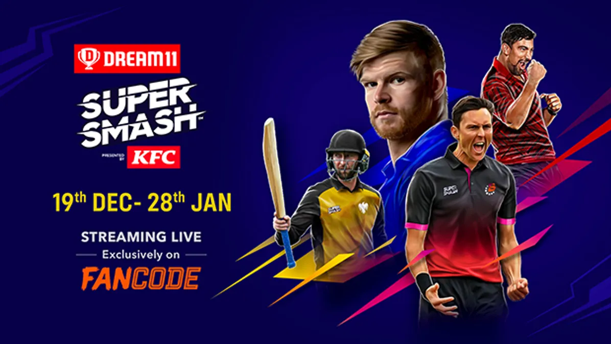 FanCode secures live streaming rights for Dream11 Super Smash 2023 24 in India