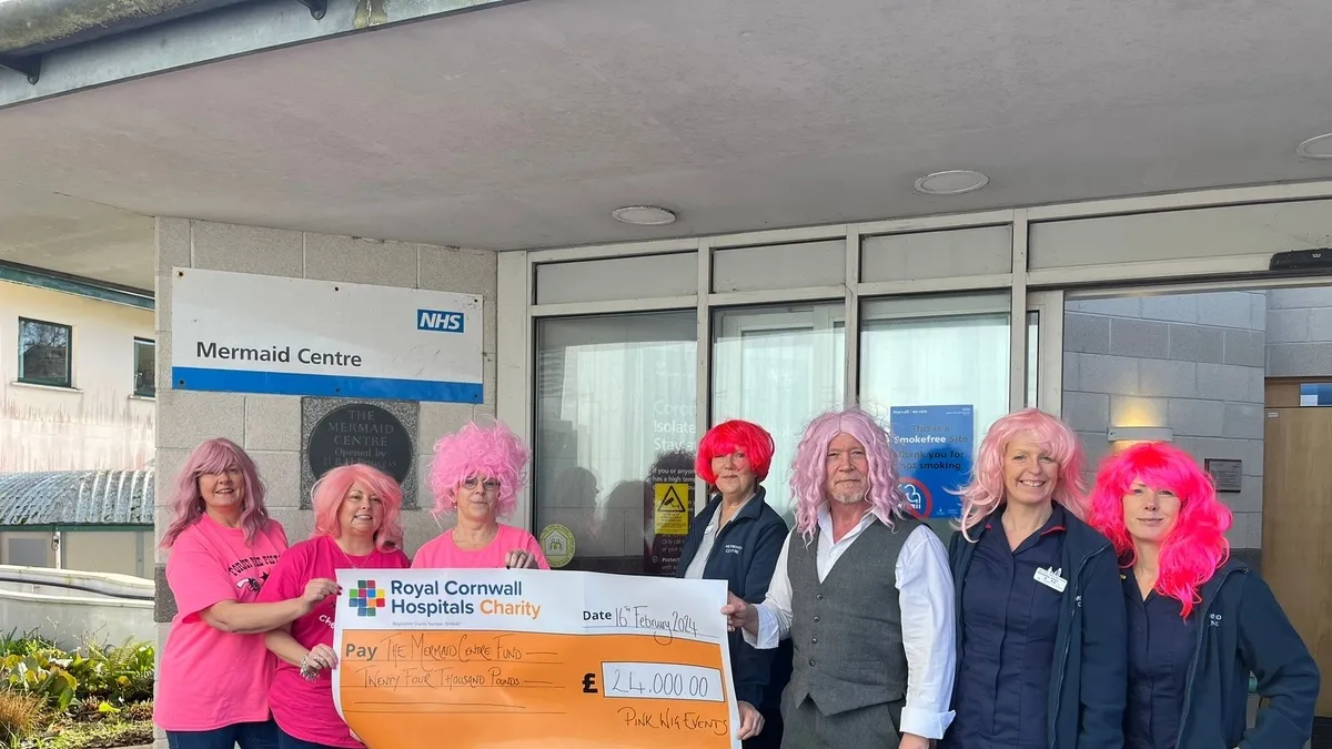 Pink wig 2024 tickets falmouth