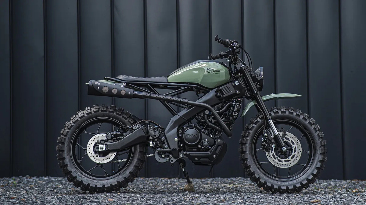 K Speed Unveils Minimalist Masterpiece The Yamaha XSR 155 Flat