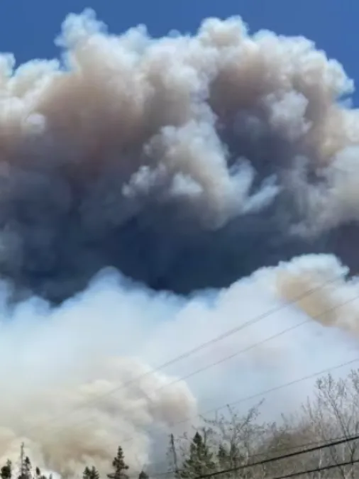 Canada Forest Fire Near Barrington Lake in Nova Scotia Grows by 75 as