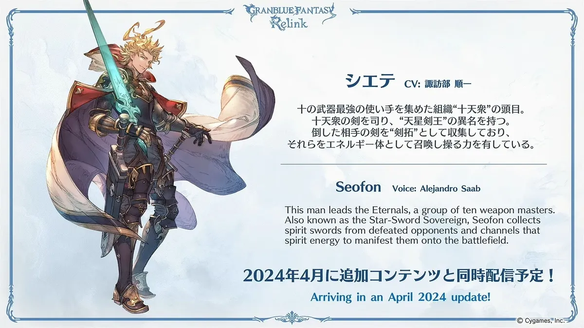 Cygames Reveals New Character and Demo Details for Granblue Fantasy: Relink