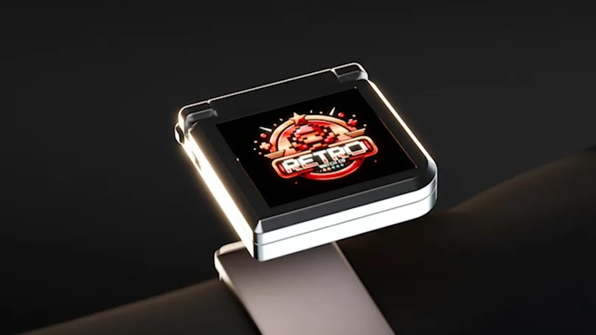 Retro Gaming Watch A Nostalgic Blend of Smartwatch and Handheld