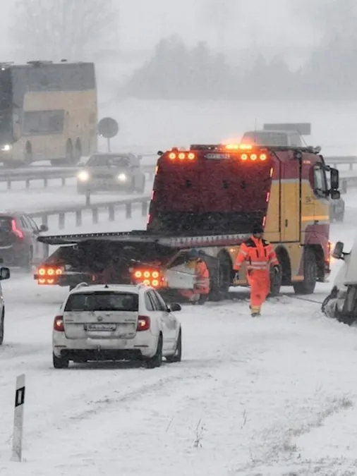 Severe weather leads to unprecedented road accidents in southern sweden