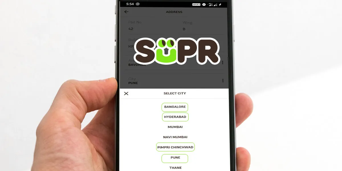 Supr daily new user promo code discount