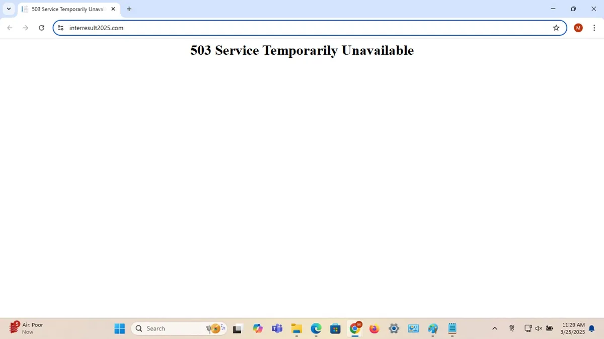 BSEB web1 status