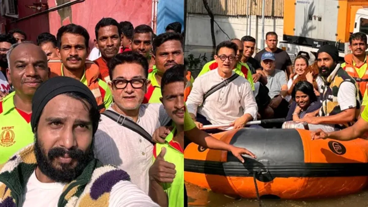 Aamir Khan | Vishnu Vishal with rescue