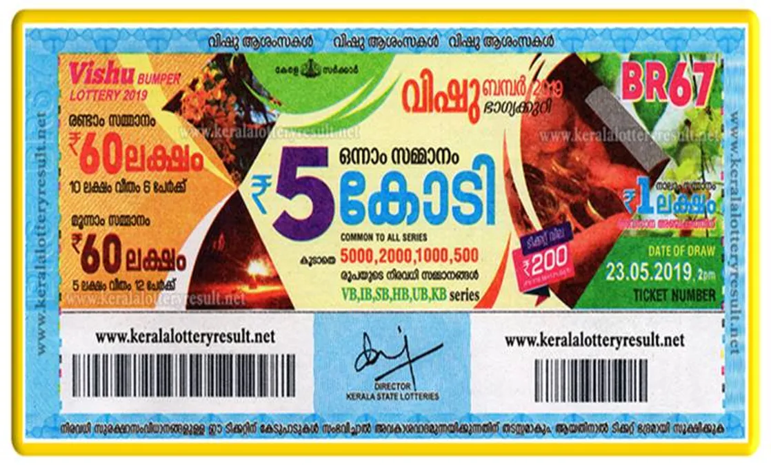 Kerala Vishu Bumper Lottery Result 2019 വിഷു ബംപർ ഭാഗ്യക്കുറി