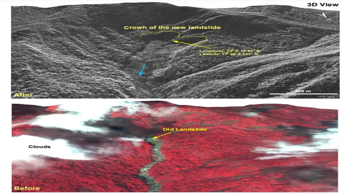 Wayanad Lanslide ISRO FI