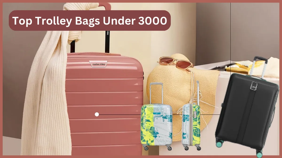 Best trolley bags under 3000 deals