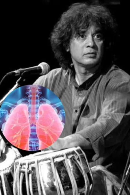 क्या है फेफड़े की खतरनाक बीमारी आईपीएफ, जिसके कारण हुआ जाकिर हुसैन का निधन #INA