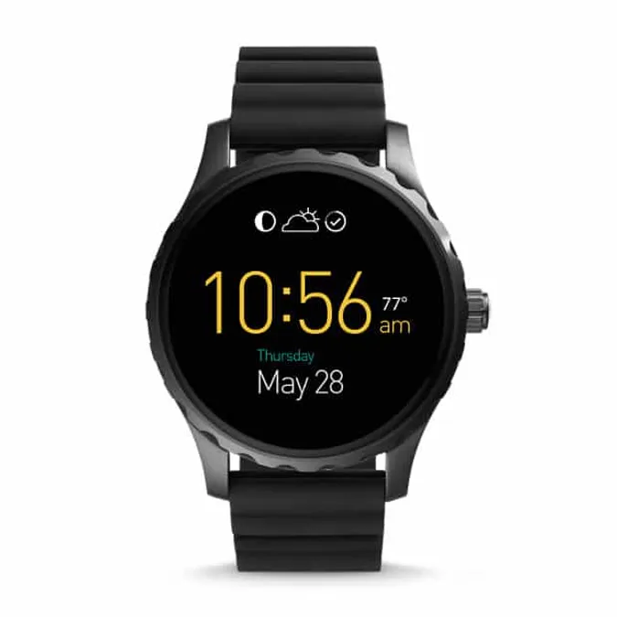 Fossil marshall black smartwatch new arrivals