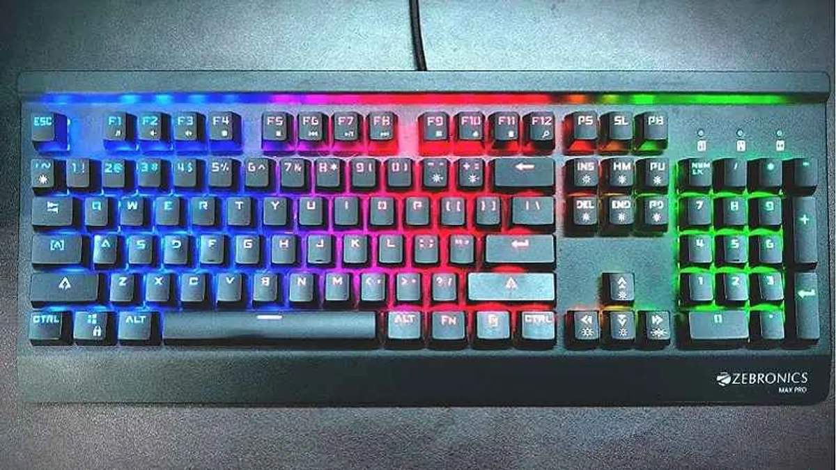 Review Zebronics ZebMax Pro Mechanical Gaming Keyboard