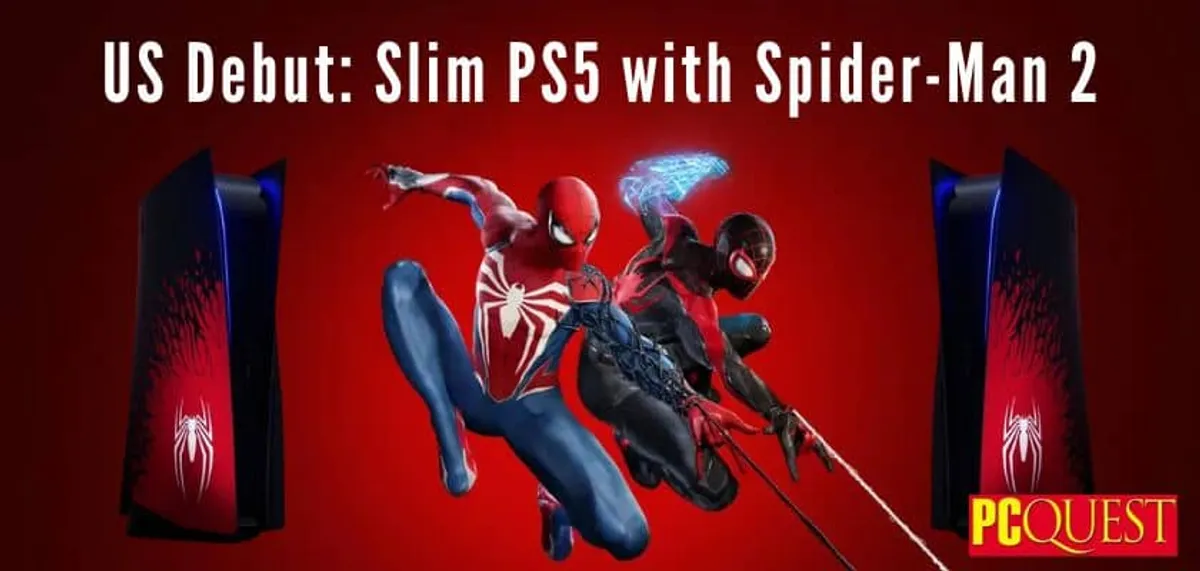 ps5 slim con spiderman 2