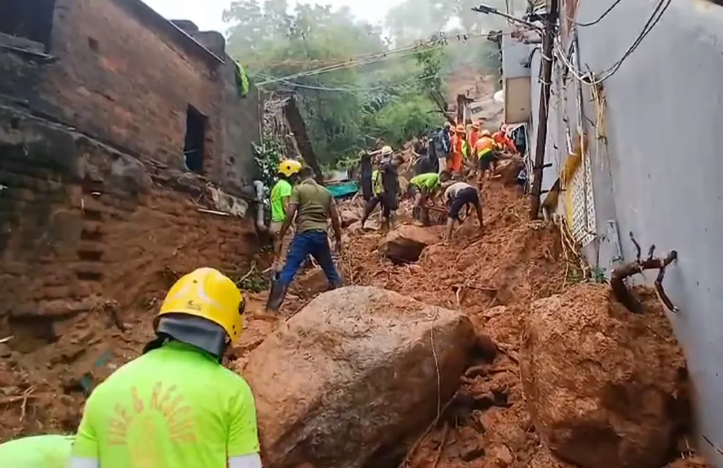 Cyclone Fengal: Five Children Among Seven Trapped After Landslide in TN