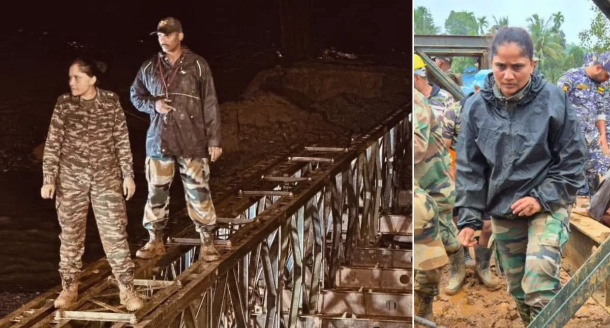 Meet Major Sita Shelke, Officer Who Led The Army Unit That Built Wayanad  Bridge