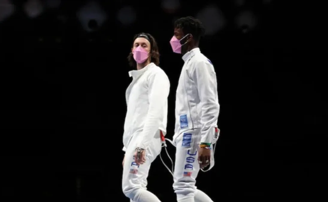 Why Were US Fencers Wearing Pink Masks At Tokyo Olympics?