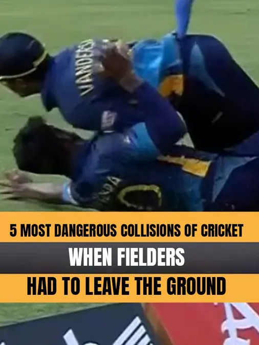 5 most dangerous collisions of cricket when fielders had to leave the