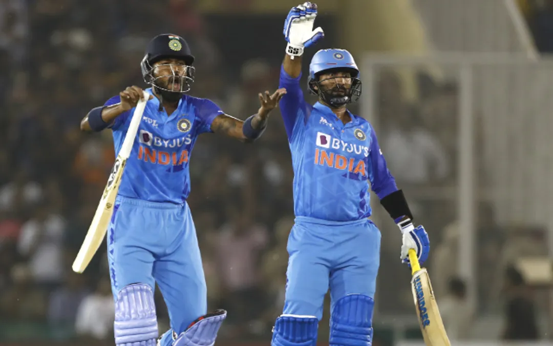 Here's the reason behind the unique helmet that Dinesh Karthik wears while batting